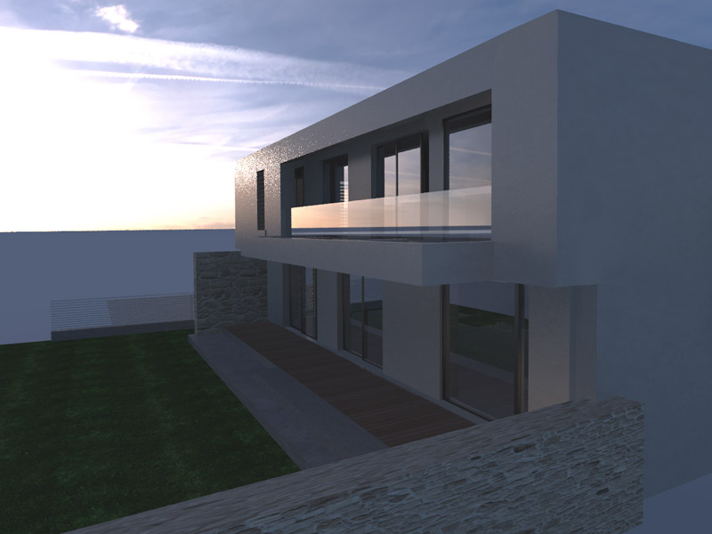Μίνιμαλ διώροφη κατοικία στην Καλαμάτα Αρχιτεκτονική μελέτη – Κατασκευή